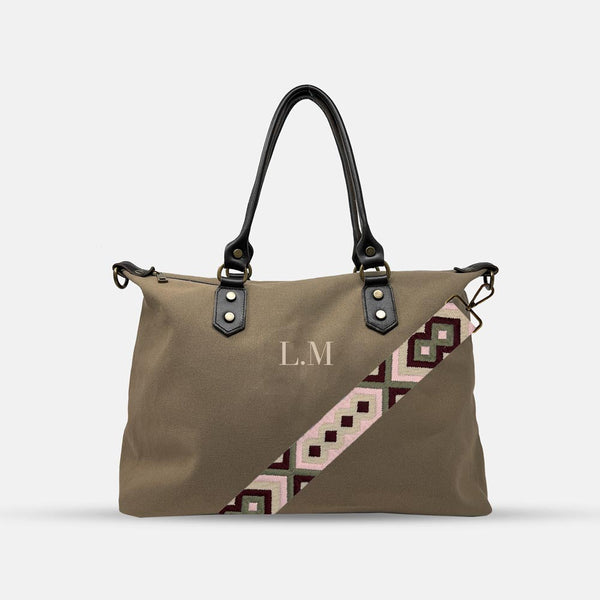 Bolso Roma con Iniciales Bordadas – Único y Personalizado – WALLBES